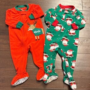 Carter's Holiday Fleece Footies